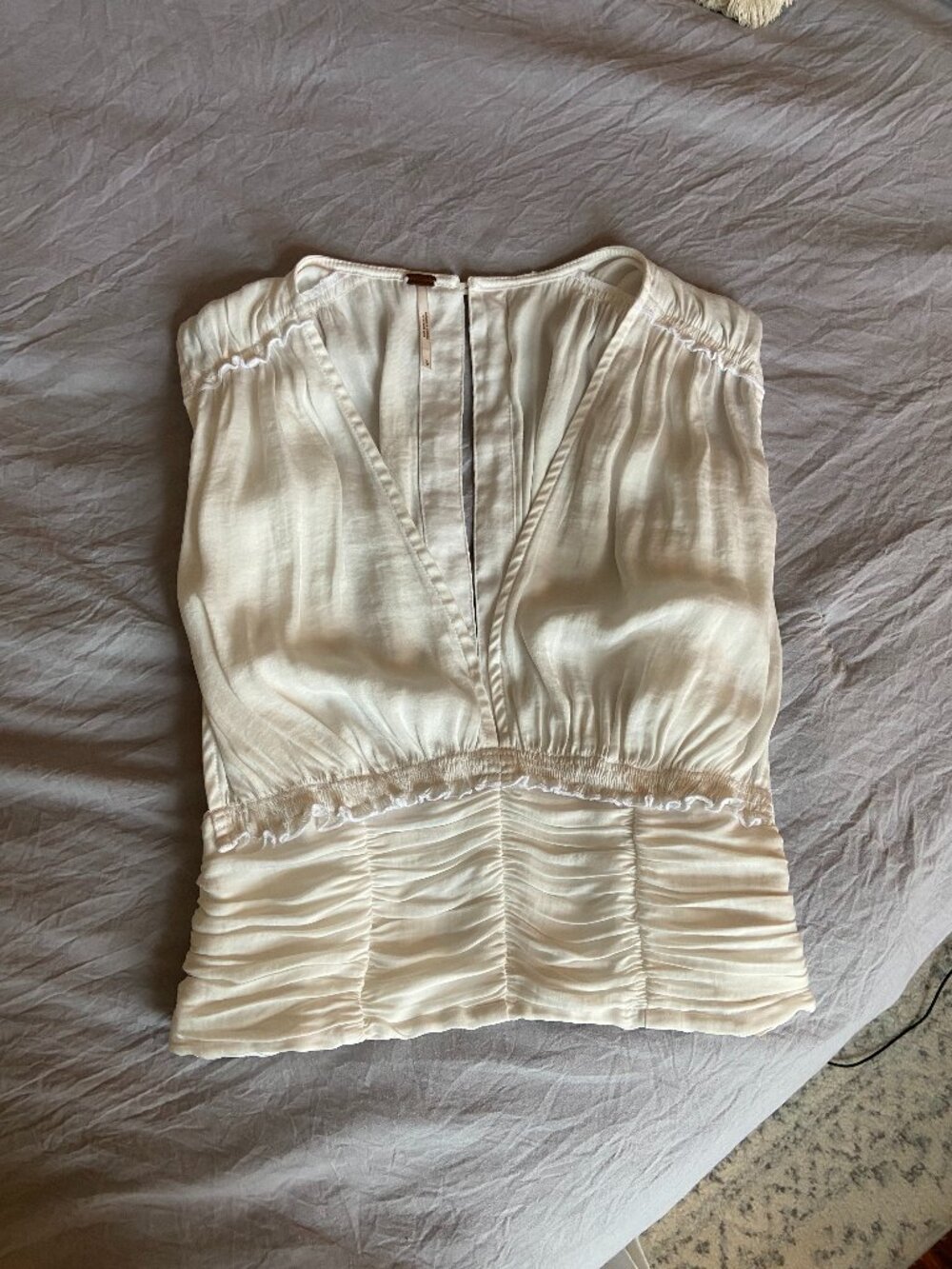 Free People Women's White Blouse